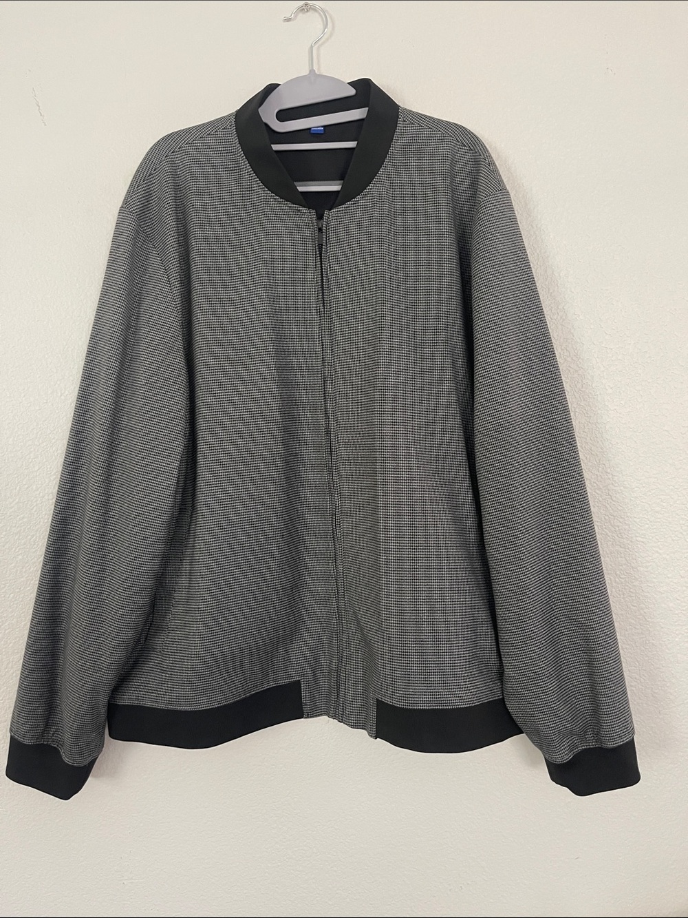 NWT NEW Apt. 9 Men's Gray Zip-Up Bomber Jacket size XL